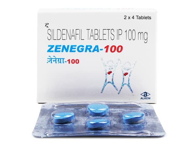 [バイアグラジェネリック]ゼネグラ100mg 【1箱8錠】