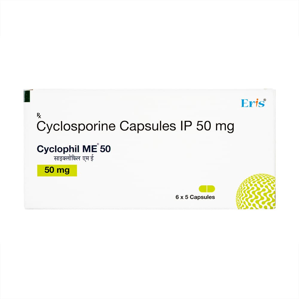 [ネオーラルジェネリック]シクロフィルミー(CyclophilMe)50mg 【1箱30カプセル】