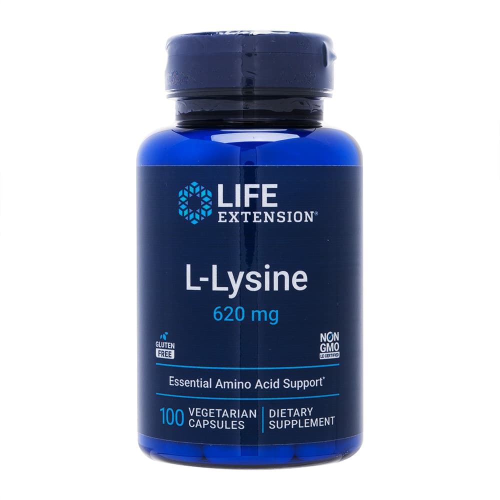 [LIFE EXTENSION]Lリジン620mg 【1本100ベジカプセル】