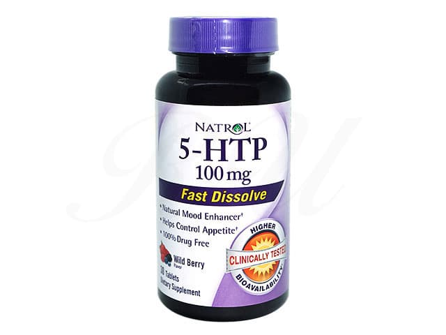 [Natrol]5-HTP 100mg ファストディゾルブ 【1本30錠】