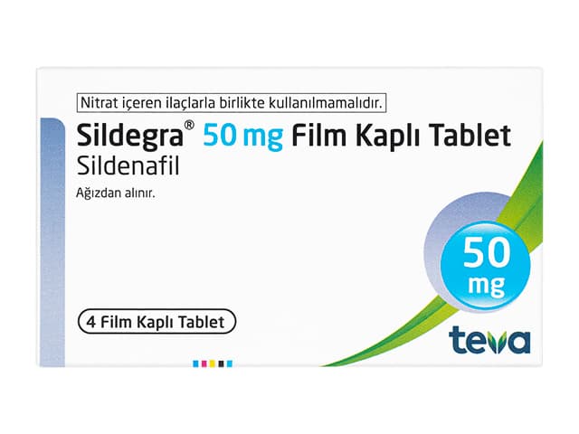 [バイアグラジェネリック]シルデグラ50mg 【1箱4錠】