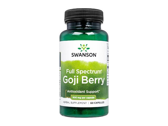 [Swanson]ゴジベリー500mg 【1本60カプセル】