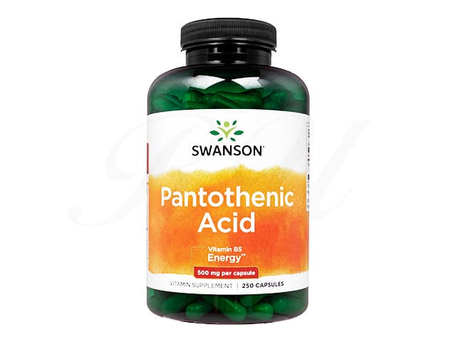 [Swanson]パントテン酸500mg 【1本250カプセル】