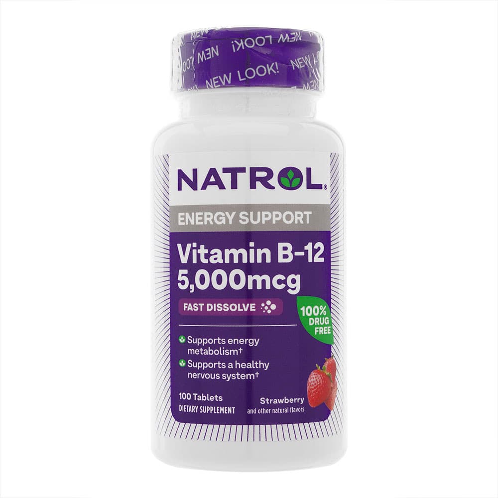 [Natrol]ビタミンB12ファーストディゾルブ5000mcg 【1本100錠】