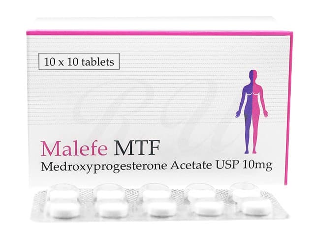 [プロベラジェネリック]マレフェMTF10mg 【1箱100錠】