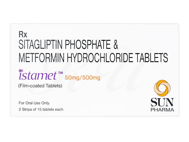 [ジャヌメットジェネリック]イスタメット50mg/500mg 【1箱30錠】