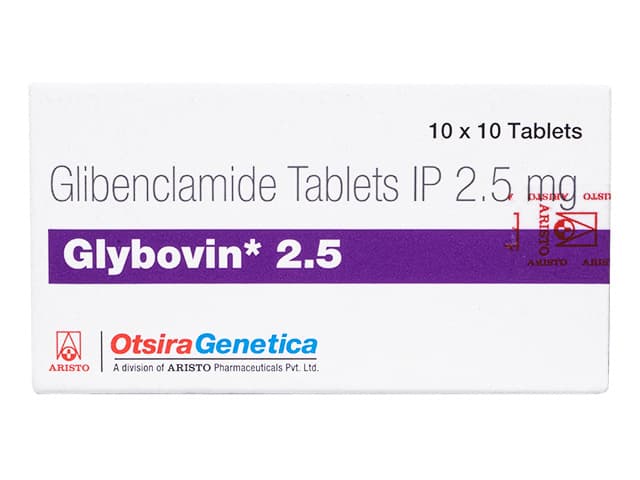 [オイグルコンジェネリック]グリボビン2.5mg 【1箱100錠】