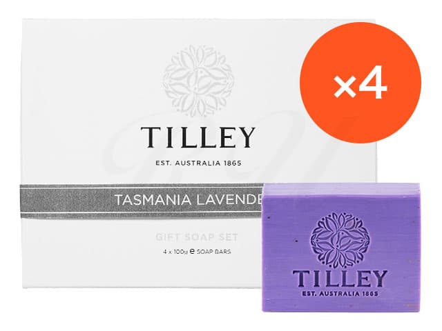 [TILLEY]ソープ(タスマニアンラベンダー) 【100g×4個】