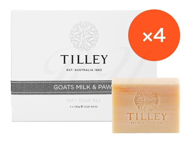[TILLEY]ソープ(ゴートミルク＆ポーポー) 【100g×4個】