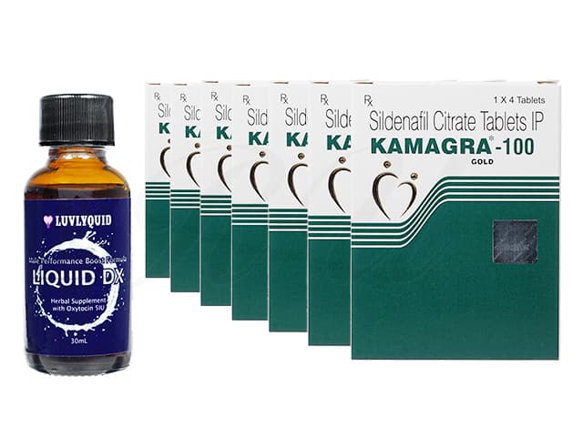 カマグラ100mg7箱＋[LUVLYQUID]リキッドDX1本