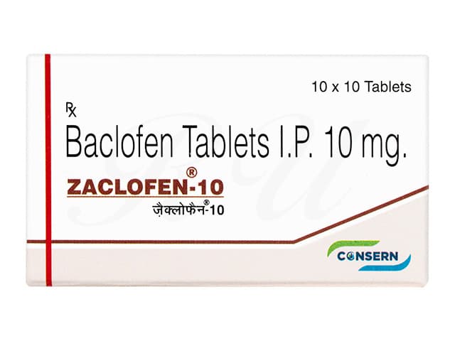 [リオレサールジェネリック]ザクロフェン10mg 【1箱100錠】