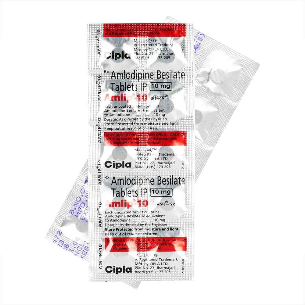[ノルバスクジェネリック]アムリップ10mg 【1シート10錠】