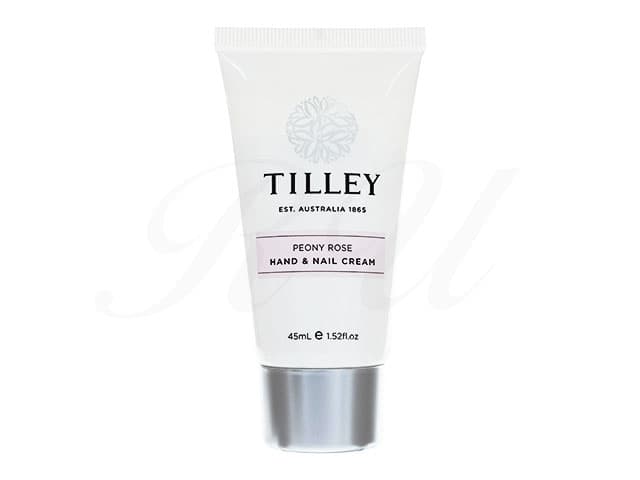 [TILLEY]ハンド＆ネイルクリーム(ピオニーローズ) 【1本45ml】
