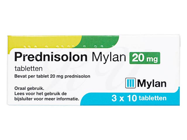 [プレドニン同成分]プレドニゾロン20mg 【1箱30錠】