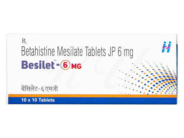 [メリスロンジェネリック]ベシレット6mg 【1箱100錠】