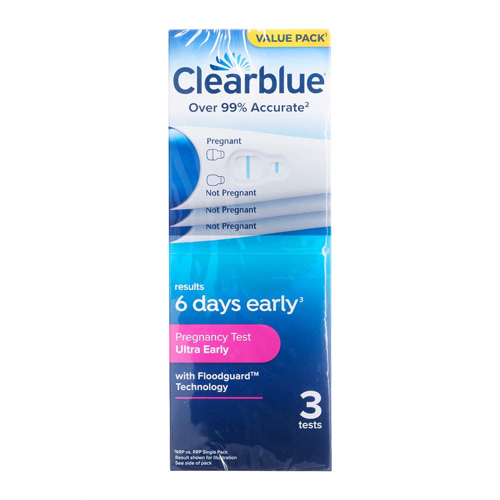 [Clearblue]超早期妊娠検査薬 【1箱3回分】