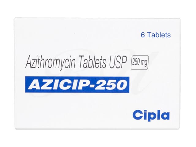 [ジスロマックジェネリック]アジシップ250mg 【1箱6錠】
