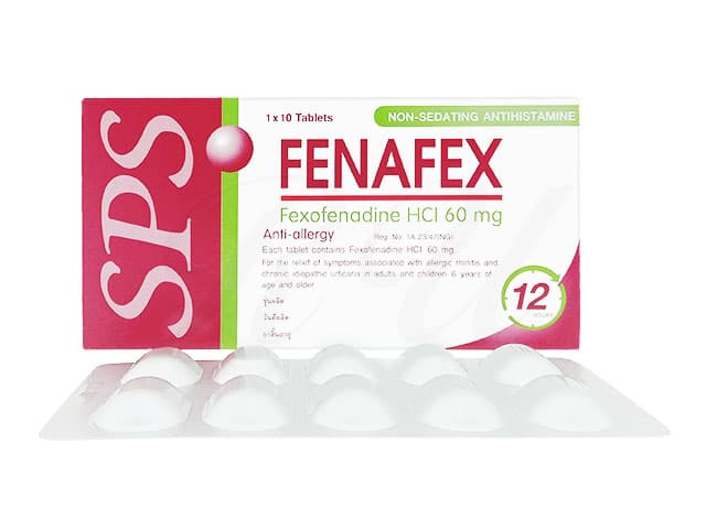 フェキソフェナジン(Fenafex)60mg 【1箱10錠】