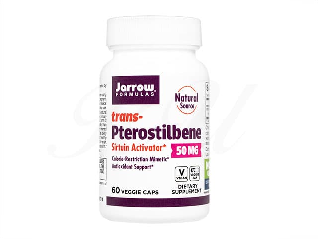 [JarrowFormulas]トランスプテロスチルベン50mg 【1本60ベジカプセル】