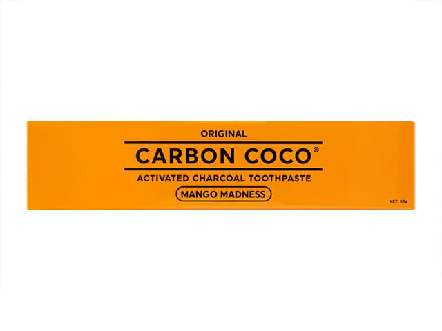 [CARBON COCO]アクティベイティッドチャコールトゥースペースト(マンゴーマッドネス) 【1箱80g】