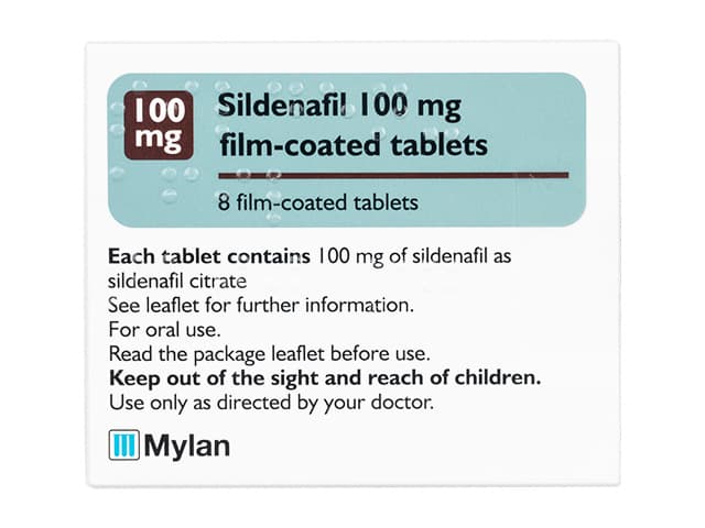 [バイアグラジェネリック]シルデナフィル100mg 【1箱8錠】