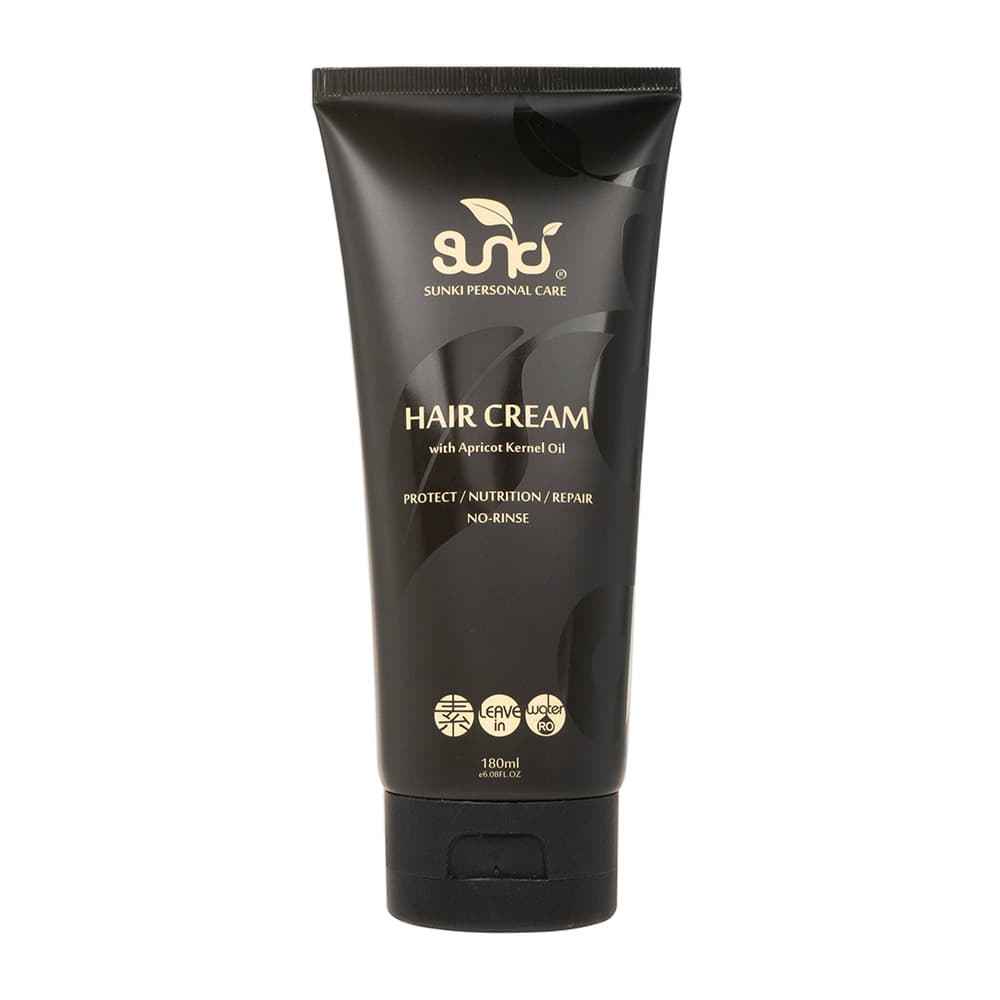 [SUNKI]ヘアクリームwithアプリコットカーネルオイル 【1本180ml】