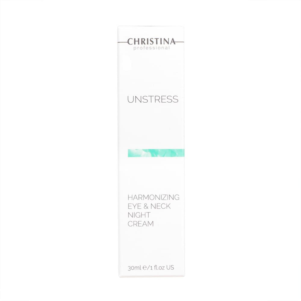 [CHRISTINA]アンストレス ハーモナイジングアイ＆ネックナイトクリーム 【1箱30ml】