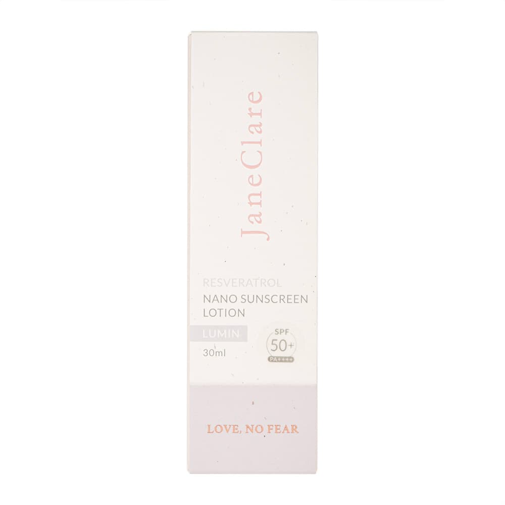 [JaneClare]リスベラトロールナノサンスクリーンローションSPF50+ 【1箱30ml】