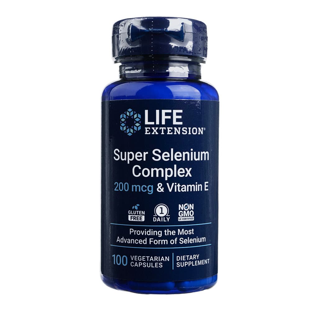 [LIFE EXTENSION]スーパーセレニウムコンプレックス 200mcg＆ビタミンE 【1本100ベジカプセル】