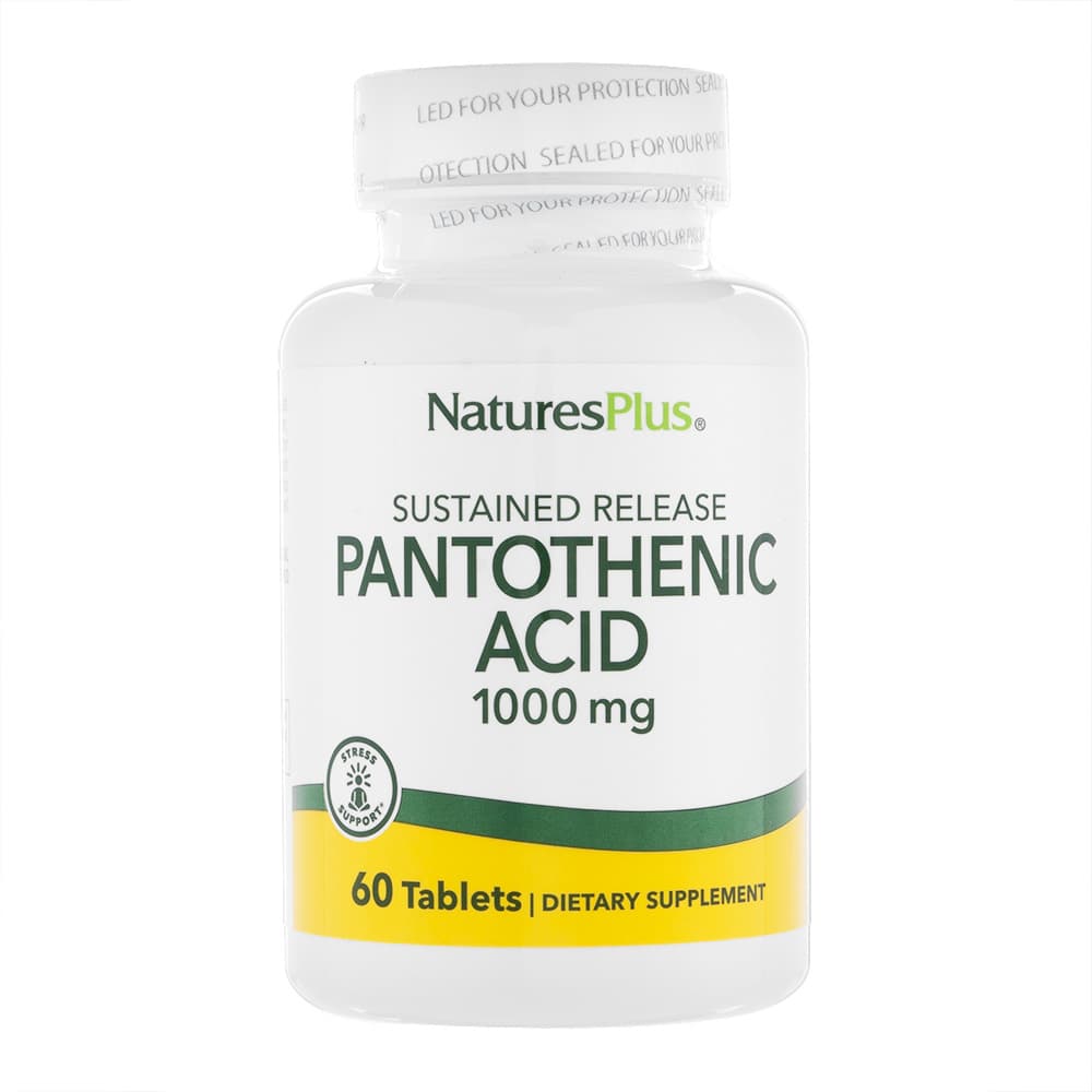 [NaturesPlus]サステインドリリース パントテン酸1000mg 【1本60錠】