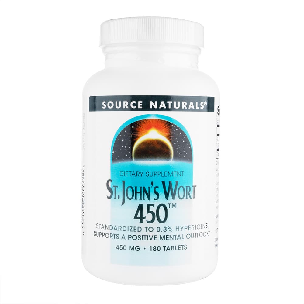 [SOURCE NATURALS]セントジョーンズワート450mg 【1本180錠】