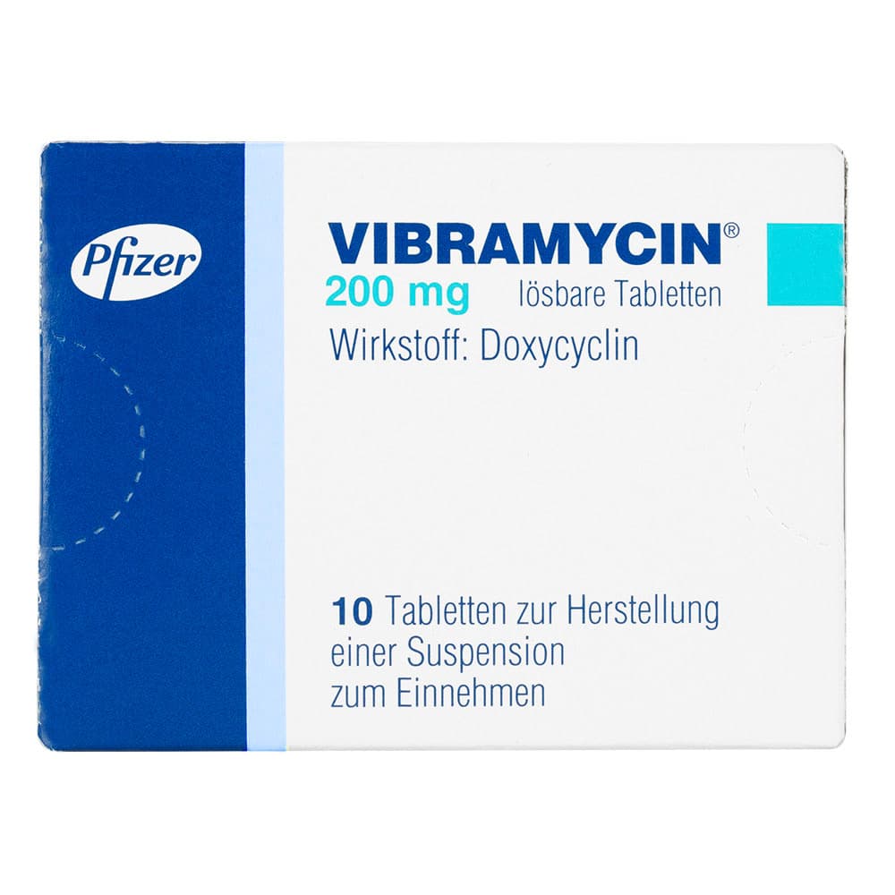 ビブラマイシン200mg 【1箱10錠】
