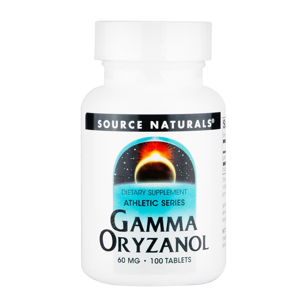 [SOURCE NATURALS]ガンマオリザノール60mg 【1本100錠】