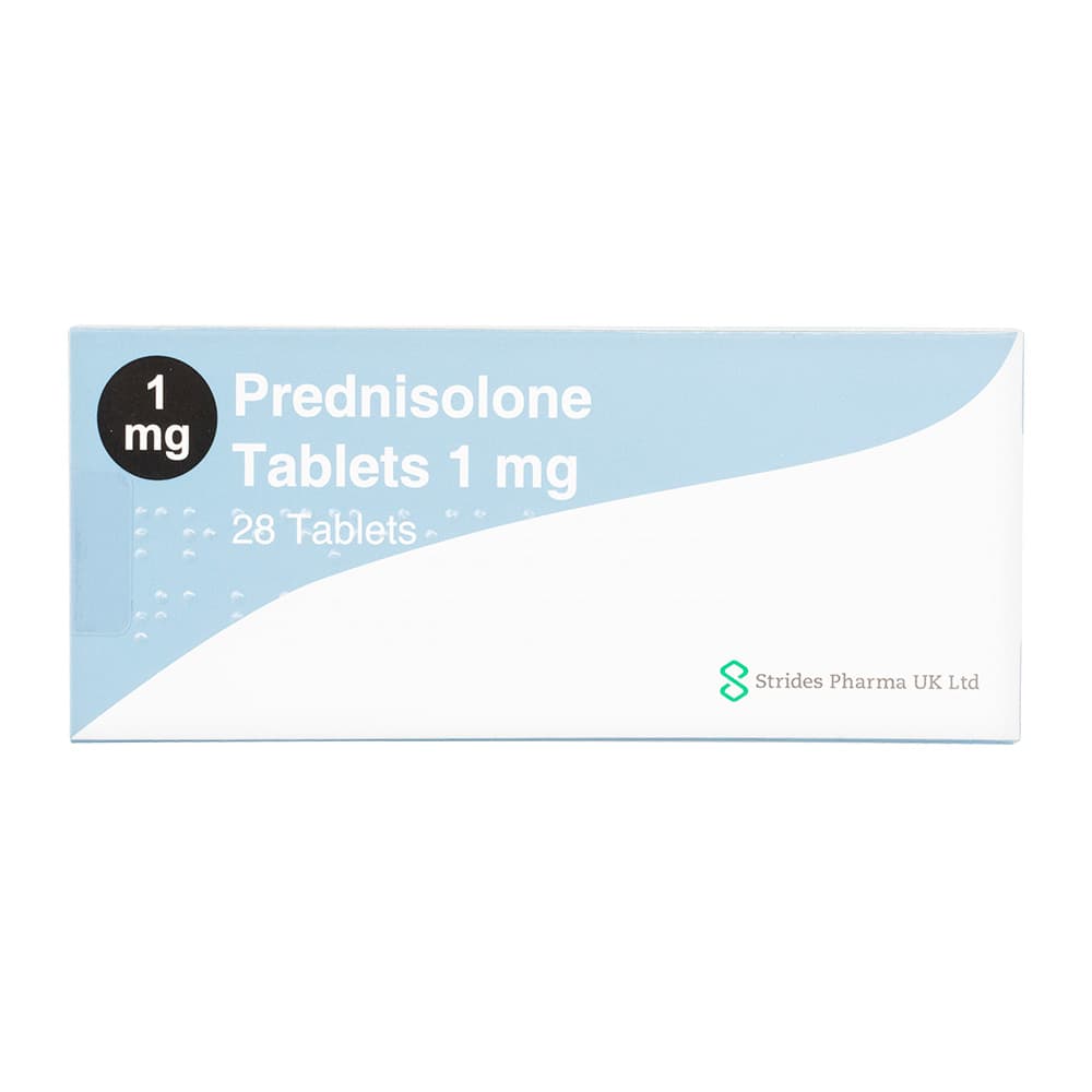 [プレドニン同成分]プレドニゾロン1mg 【1箱28錠】