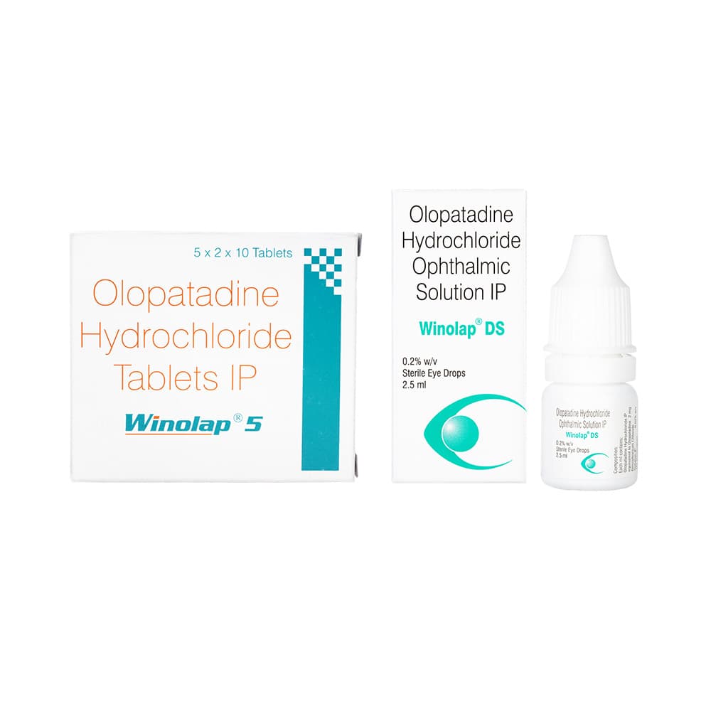 [アレロックジェネリック]ウィノラップ5mg100錠+[パタノール同成分]ウィノラップDS点眼液0.2％2.5ｍL 【1セット】