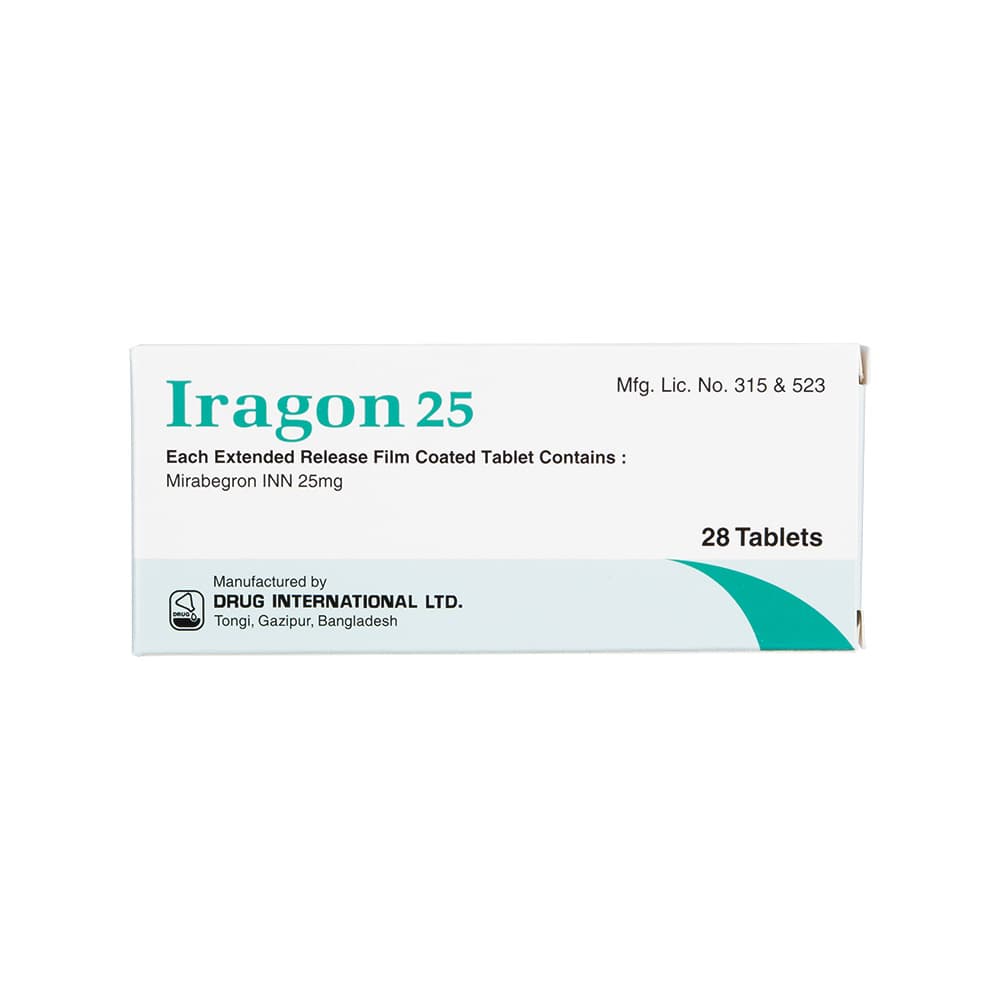 [ベタニスジェネリック]イラゴン25mg 【1箱28錠】