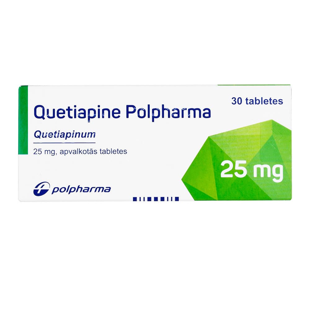 クエチアピンポルファーマ(Quetiapine Polpharma)25mg 【1箱30錠】