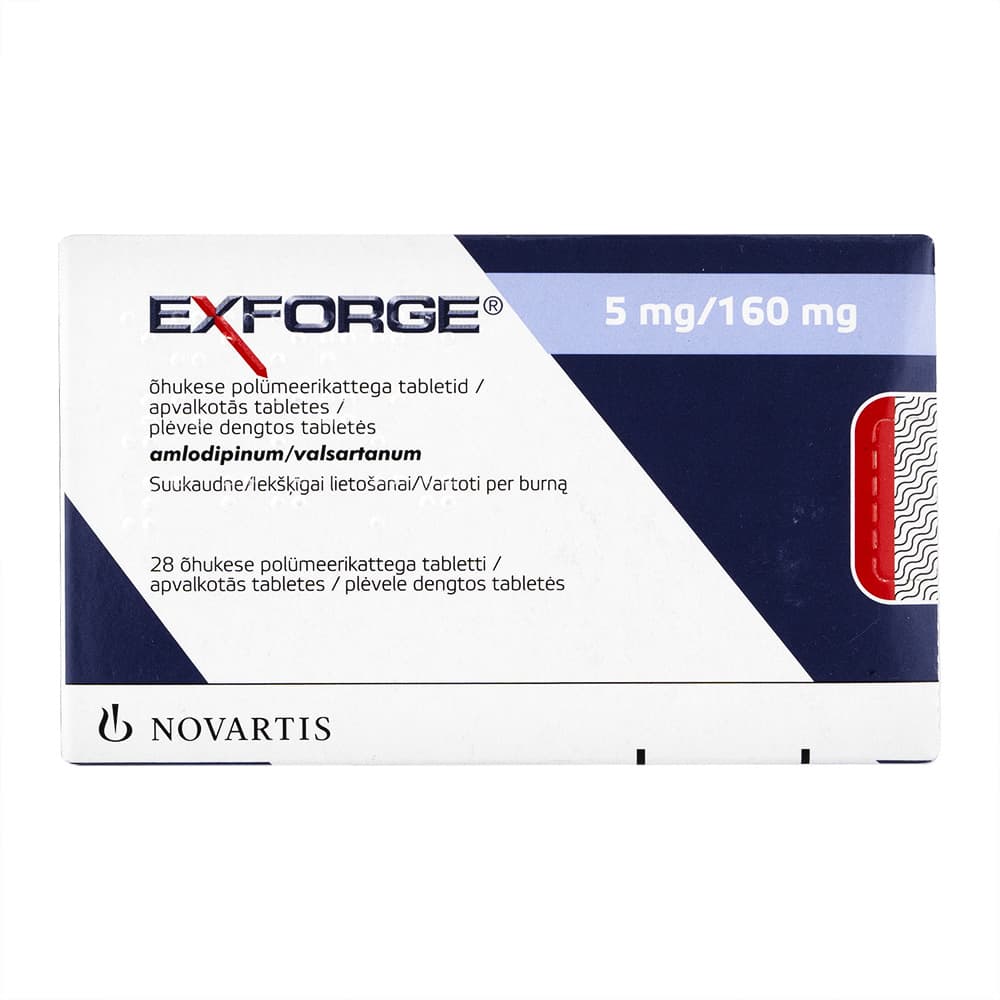 エックスフォージ5mg/160mg 【1箱28錠】