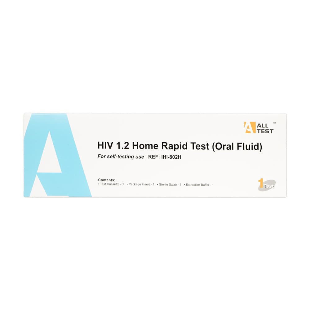 HIV1.2家庭用迅速検査キット(口腔液) 【1箱1回分】