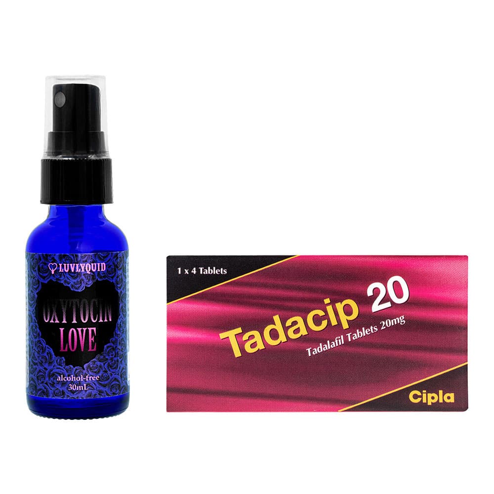 オキシトシン ラブ(30mL 1本)+タダシップ20mg(4錠7箱) 【1セット】