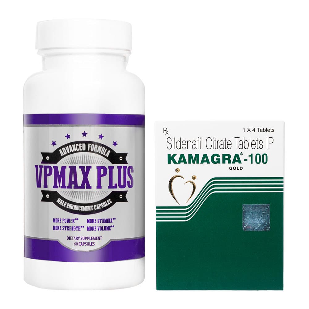 VP MAXプラス(60カプセル1本)+カマグラ100mg(4錠1箱) 【1セット】