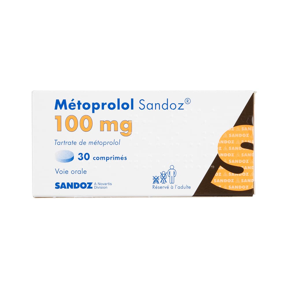 メトプロロール100mg30錠 【1箱30錠】